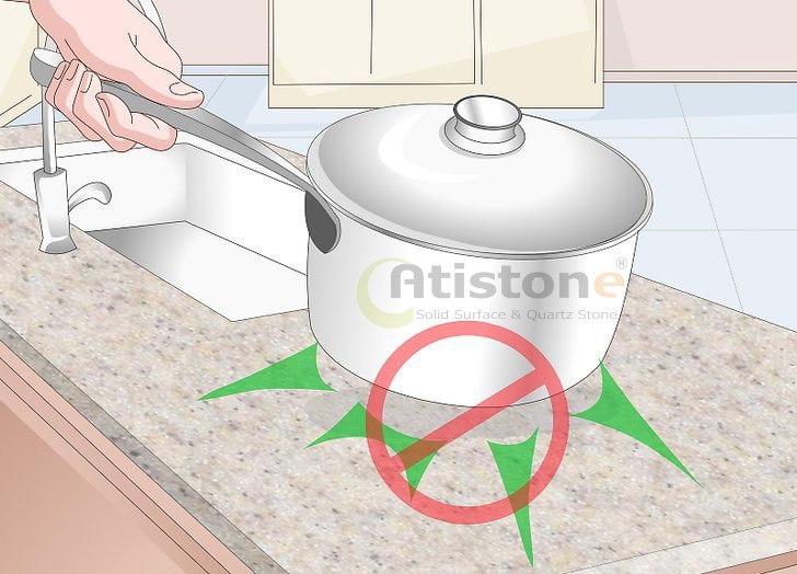 قابلمه داغ روی صفحه کورین