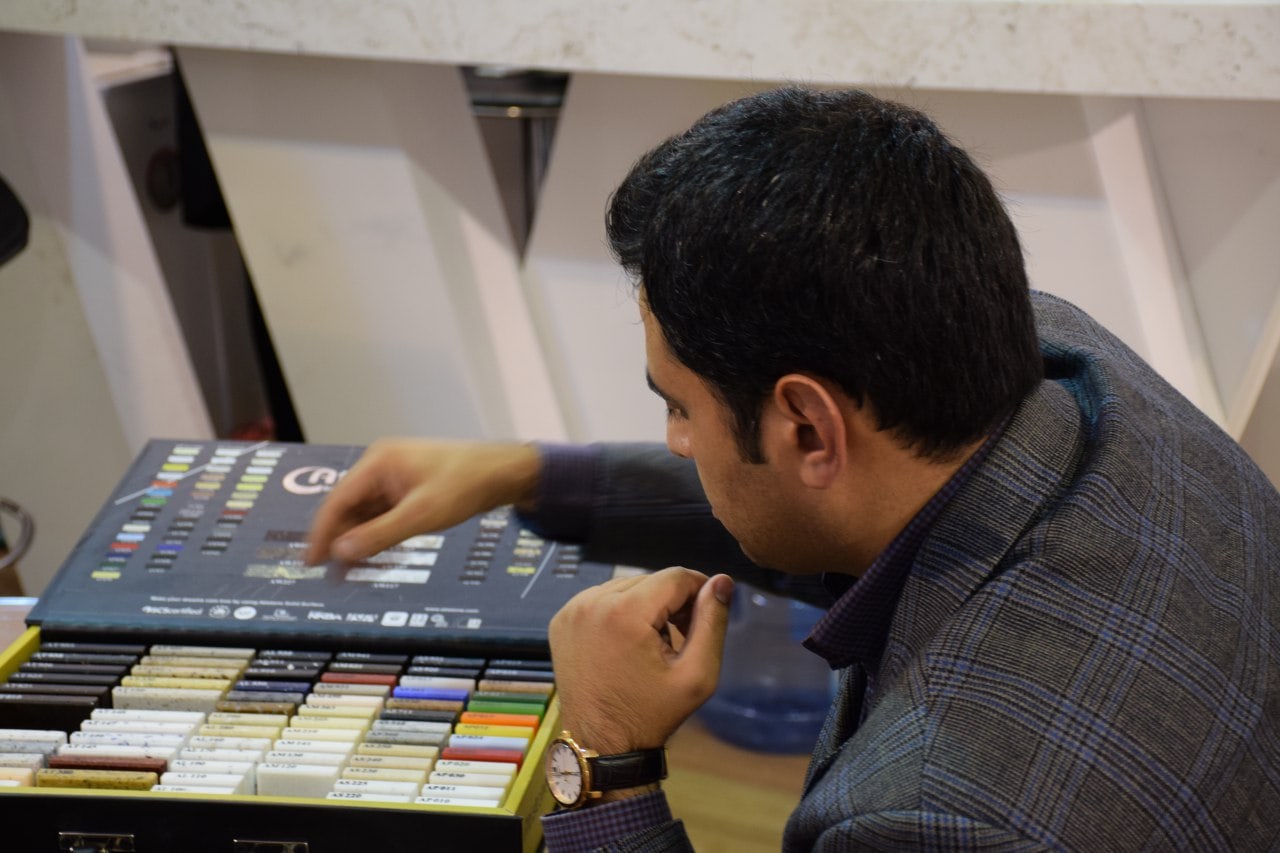 Choosing the type of stone