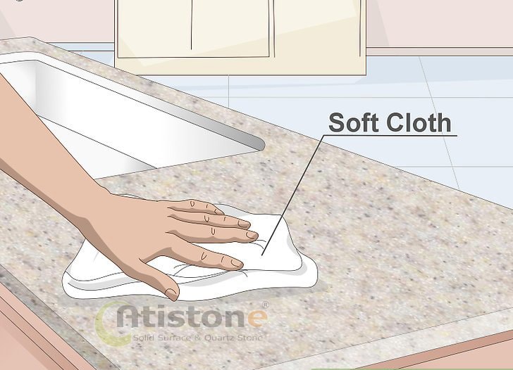 سابیدن پولیش روی صفحه کورین